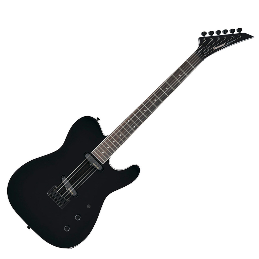 Fernandes TEJ Telecaster-style guitar with Jackson-style headstock