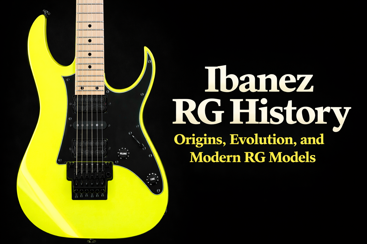 Ibanez RG History: Origins, Evolution, and Modern RG Models
