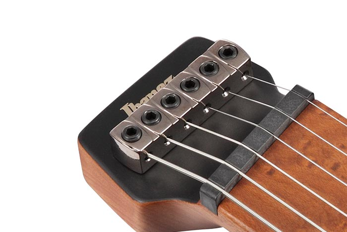 Ibanez Custom String Lock hardware for headless guitars