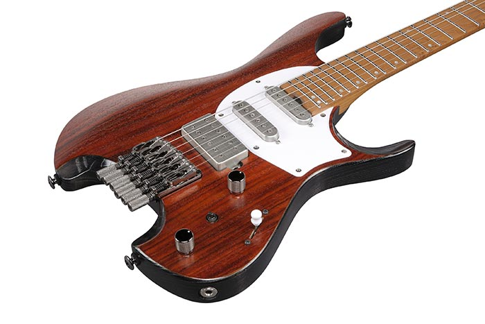 Ibanez Q54WR-CNL Charcoal Brown Low Gloss rosewood top headless guitar