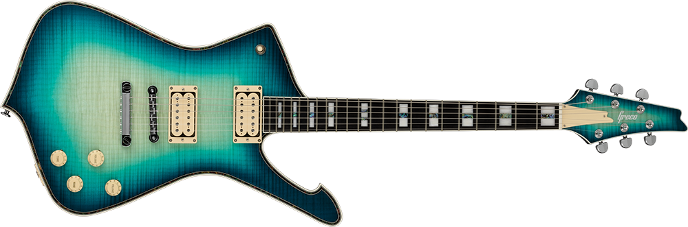 Greco GM series, a modern update of the Mirage with Alnico 5 humbuckers