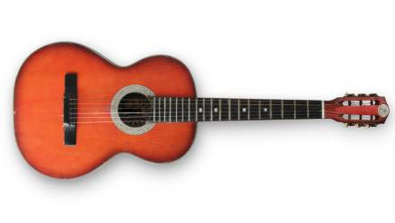 FUJI brand classical guitar built by Fujigen in the early 1960s, the company's first guitar model