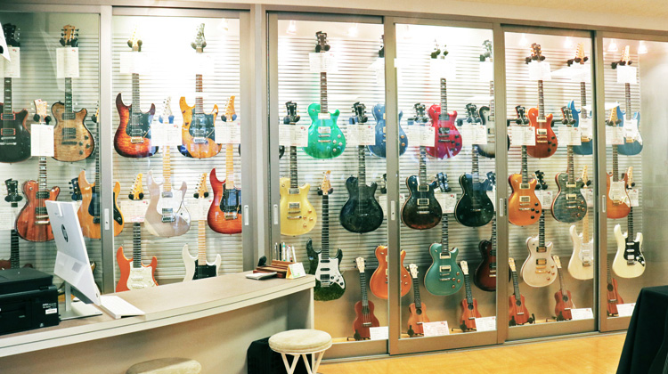 Fujigen Custom House in Ikebukuro, Tokyo, the FGN direct store for Fujigen guitars