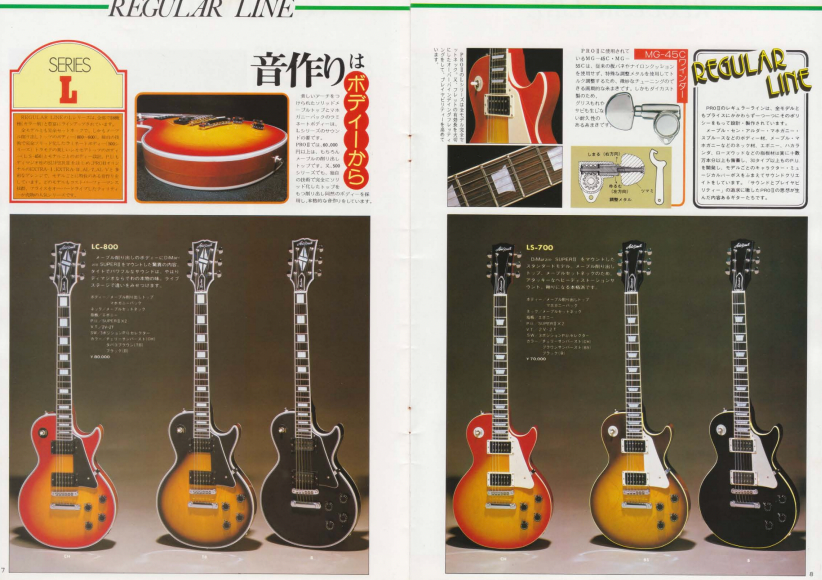 Aria Pro II LS-series Les Paul copy made by Matsumoku