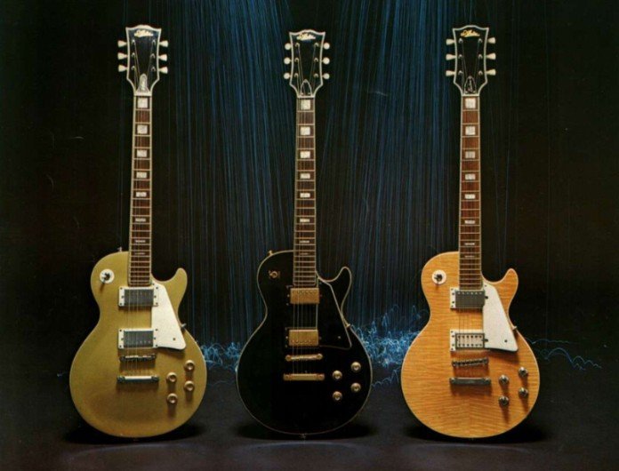 Aria Les Paul copies in an Aria catalog