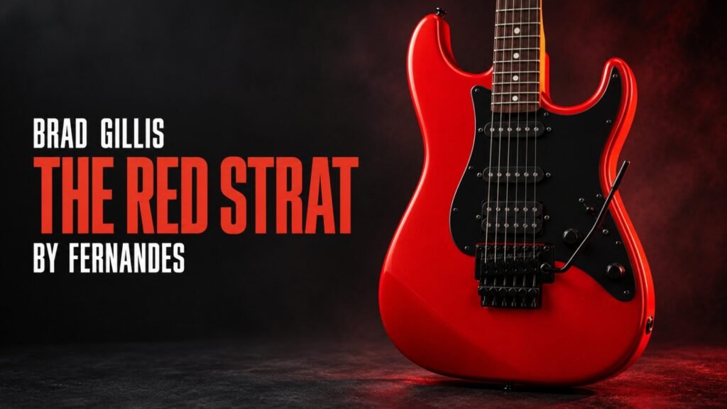 Brad Gillis: the red Strat by Fernandes