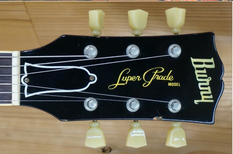 Burny Super Grade Model headstock logo