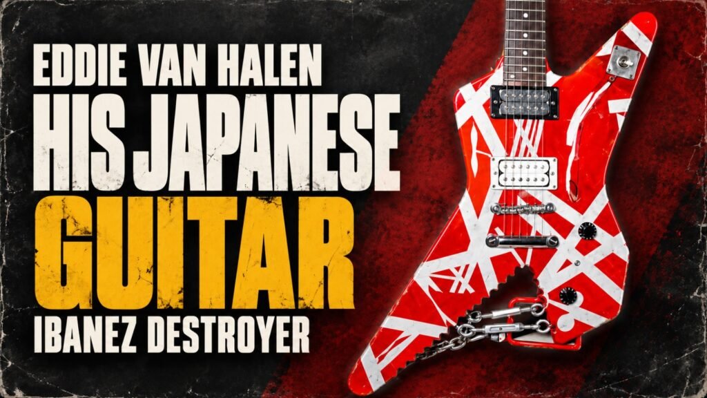 Eddie Van Halen Destroyer: his Japanese Ibanez guitar