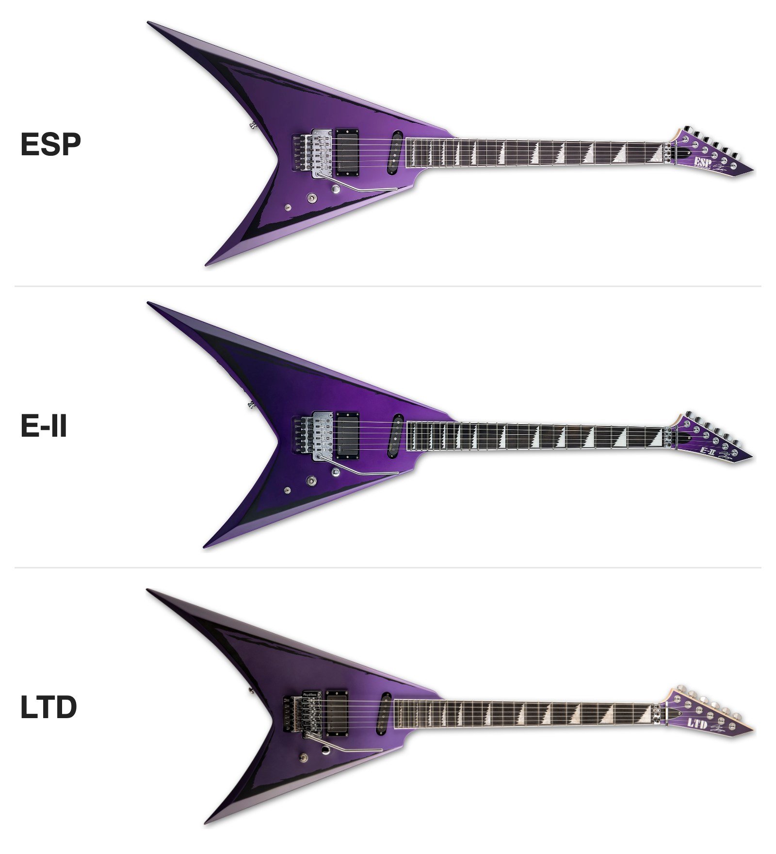 Alexi Laiho ESP Ripped in ESP, E-II and LTD versions
