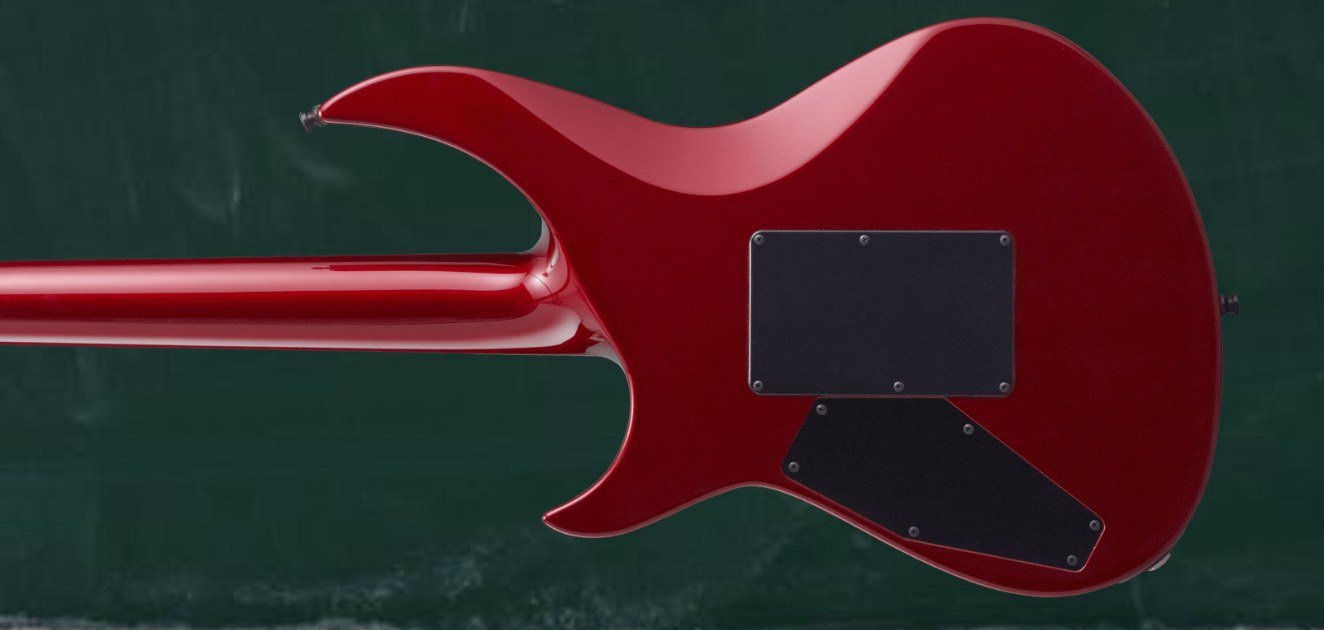 ESP Horizon neck-through body from the back