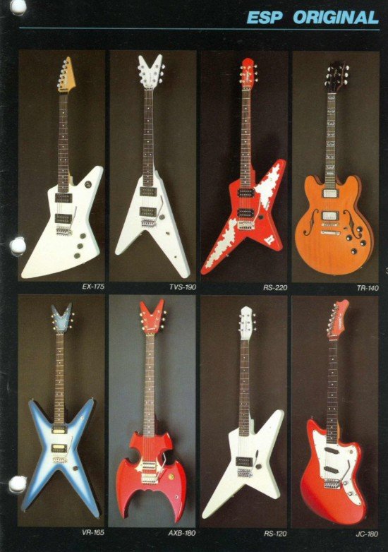 ESP Random Star RS-120 and RS-220 in the ESP Original catalog