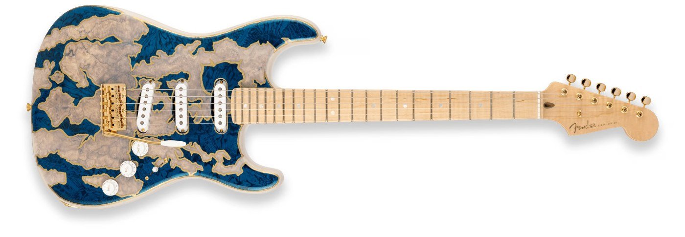 Fender kintsugi Stratocaster from the Custom Shop for Fender Experience 2025