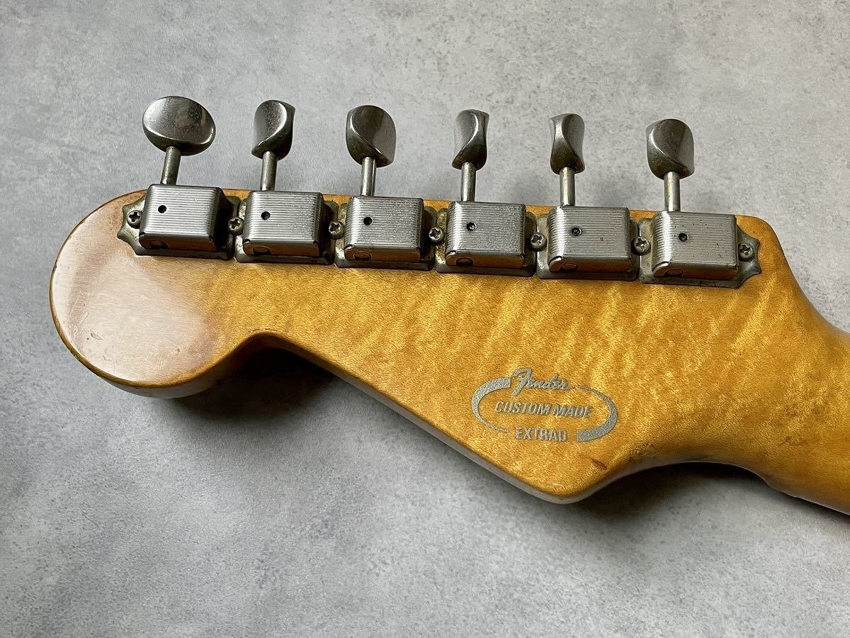 Fender Japan ExTrad Custom Made logo on the back of the headstock