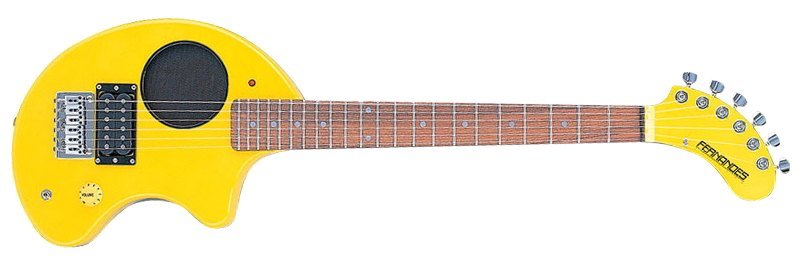Fernandes ZO-3 elephant-shaped guitar with built-in speaker