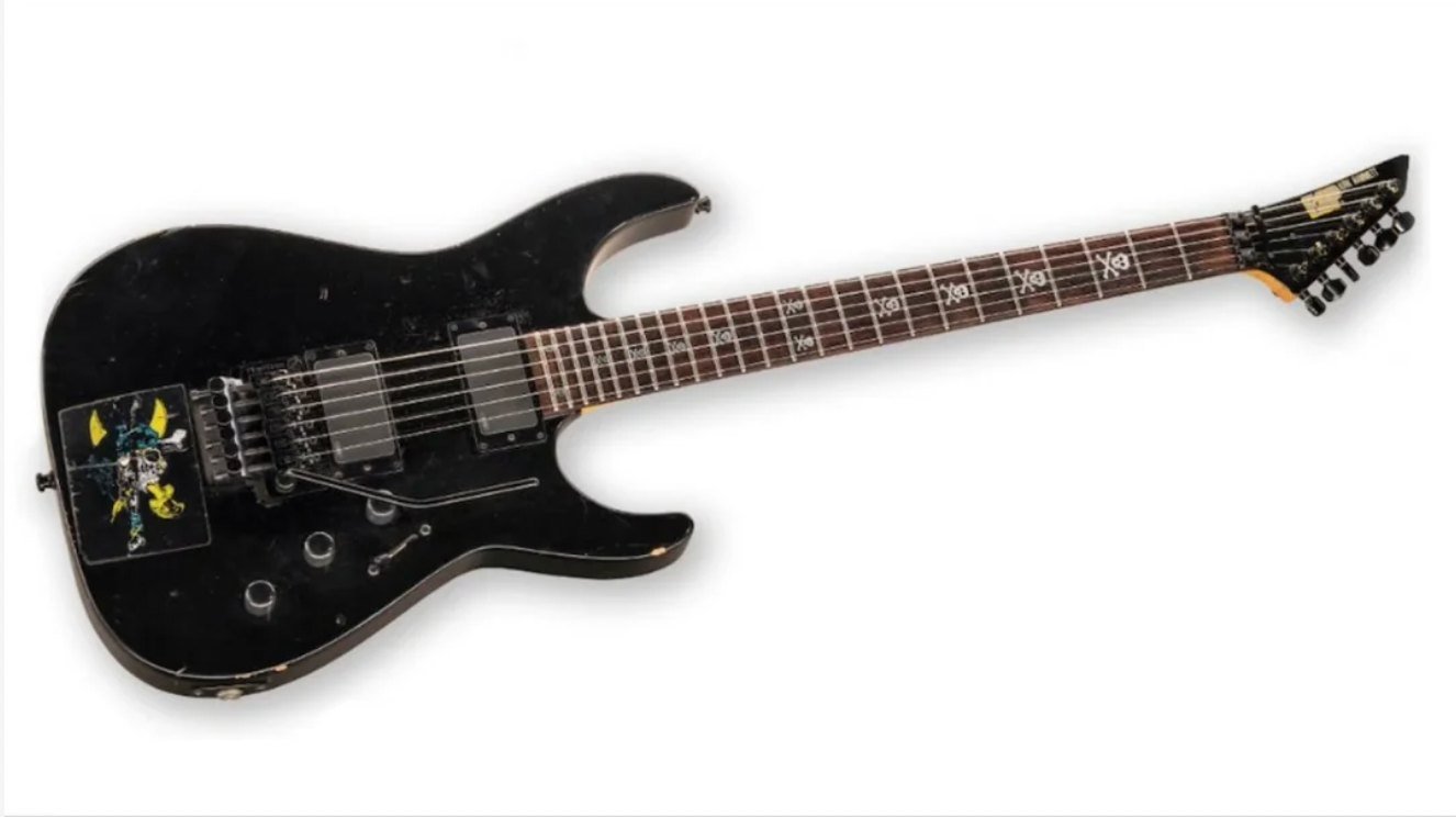 Kirk Hammett ESP Zorlac guitar