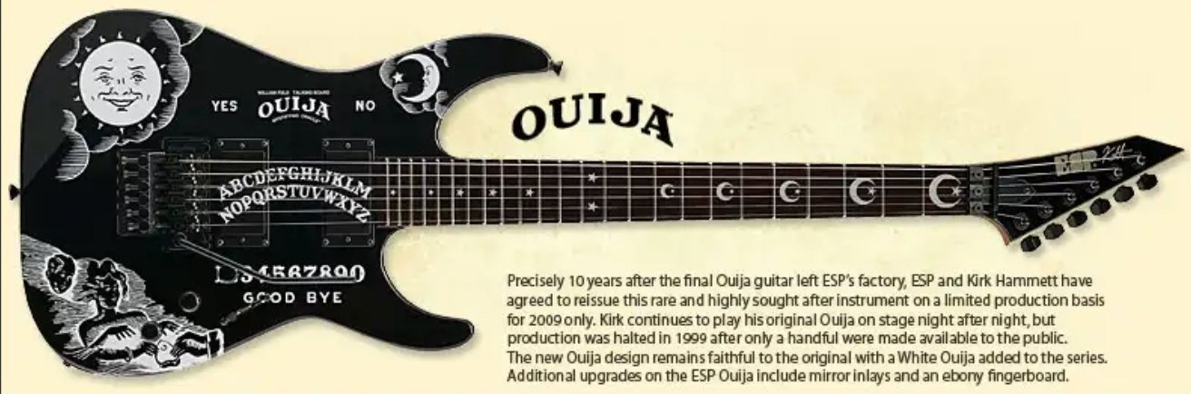 ESP KH-2 Ouija 2009 limited reissue