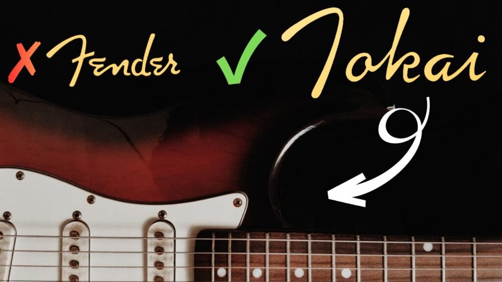 Tokai Springy Sound Strat-style guitar compared with a Fender Stratocaster