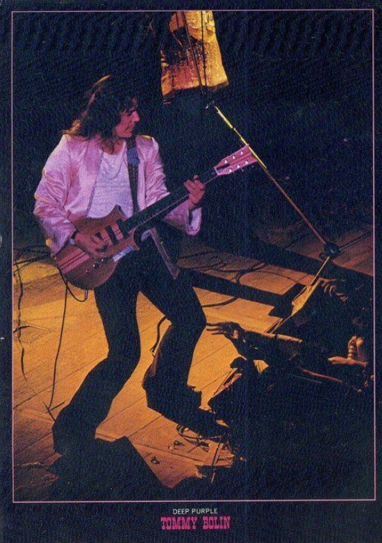 Tommy Bolin playing a Yamaha SX