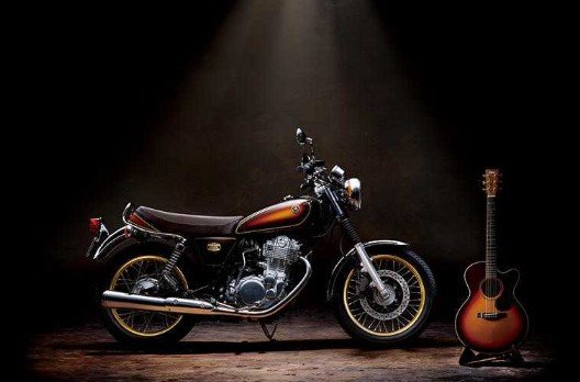 Yamaha motorcycle and Yamaha acoustic guitar